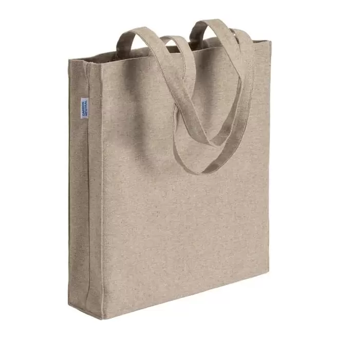 SAC PERSONNALISABLE 280G/M2 A IMPACT CARBONE NEUTRE 'MALOY SOUFFLET' - écru