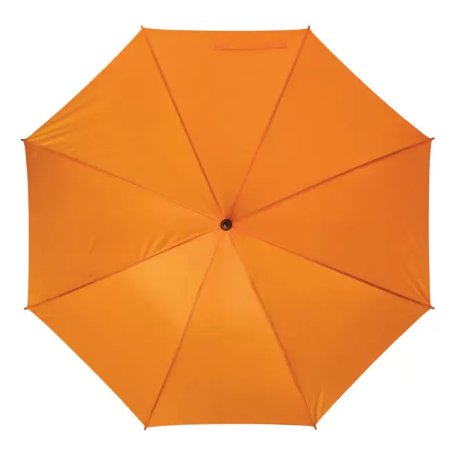 PARAPLUIE PUBLICITAIRE AUTOMATIQUE CANNE BOIS 'DUNDEE' - orange