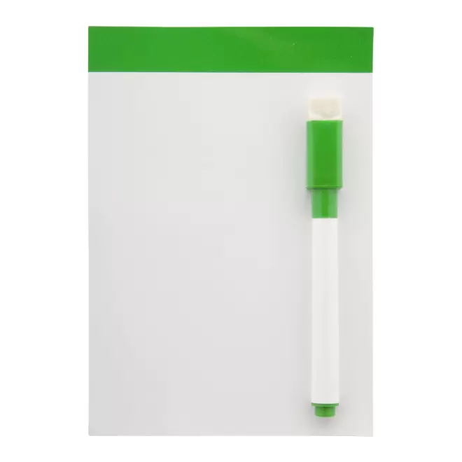 MINI TABLEAU BLANC AIMANTE PUBLICITAIRE 'SCRAPER' - vert