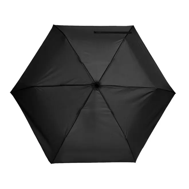 PARAPLUIE PLIABLE PUBLICITAIRE ALU AVEC HOUSSE 'FLATO' - noir