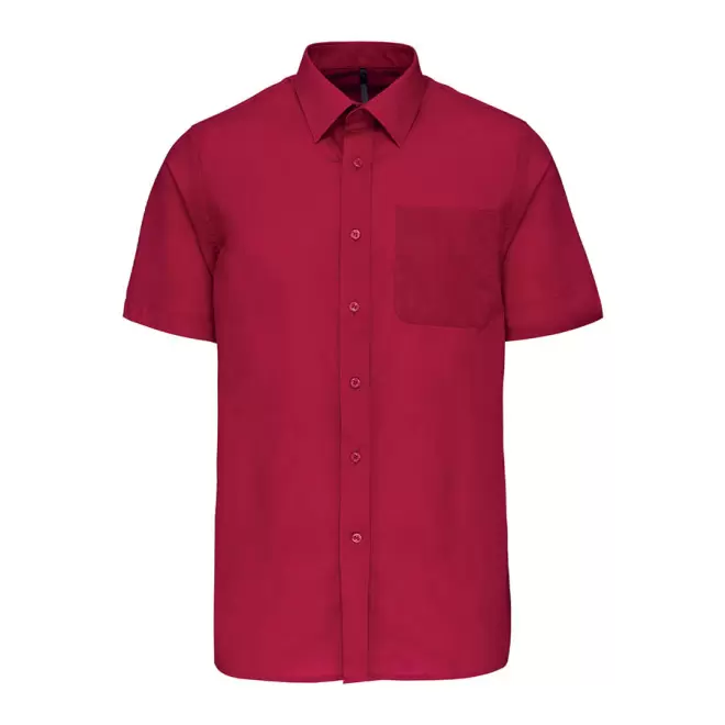 CHEMISE MANCHES COURTES PUBLICITAIRE HOMME 'KARIBAN' - red