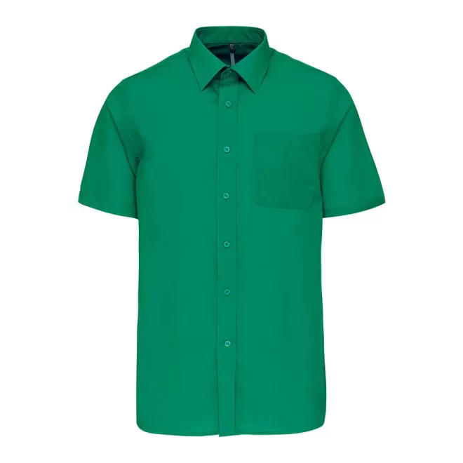 CHEMISE MANCHES COURTES PUBLICITAIRE HOMME 'KARIBAN' - kelly green