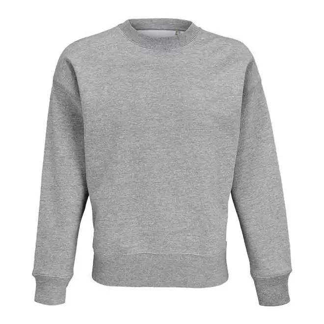 SWEAT PERSONNALISE COL ROND MIXTE 'AUTHENTIC' - gris chiné