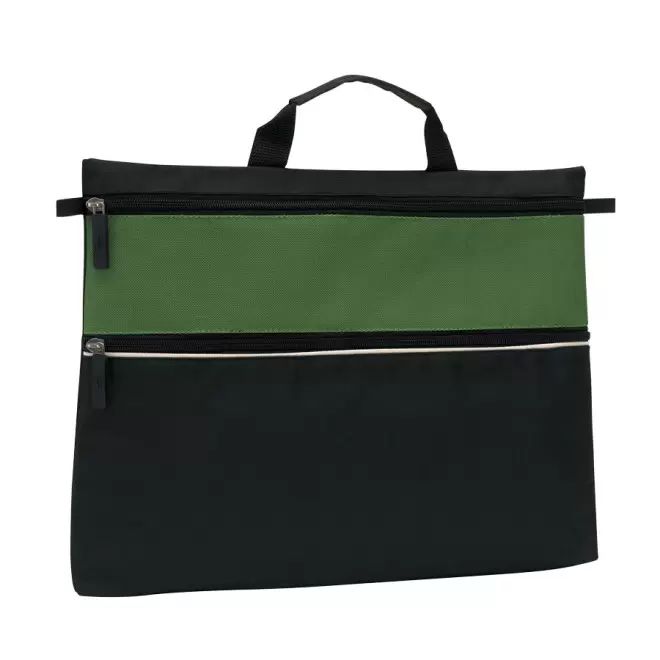 SACOCHE CONGRES PUBLICITAIRE 'NEW-YORK' - vert foncé