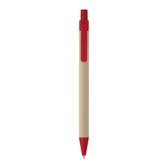 STYLO PERSONNALISABLE EN CARTON 'AMOSIS' - rouge