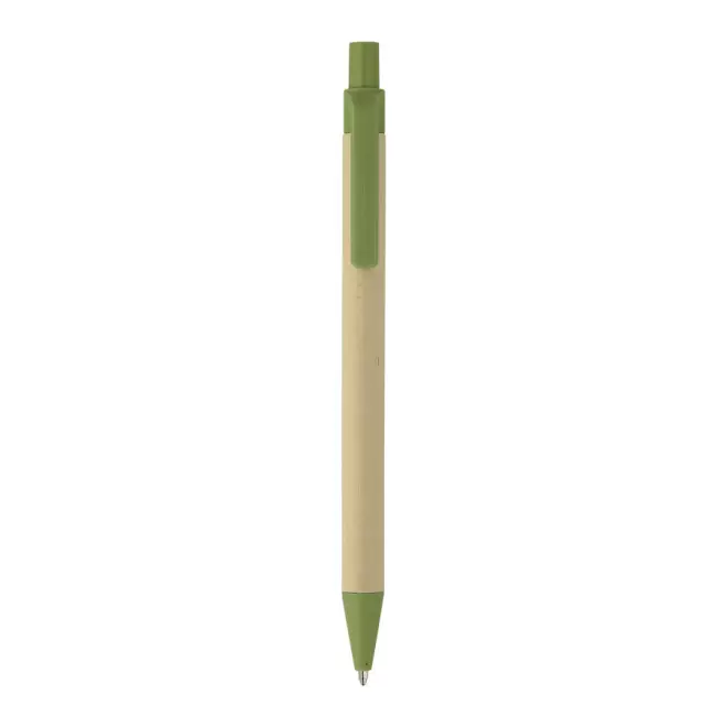 STYLO PERSONNALISABLE EN CARTON 'AMOSIS' - vert
