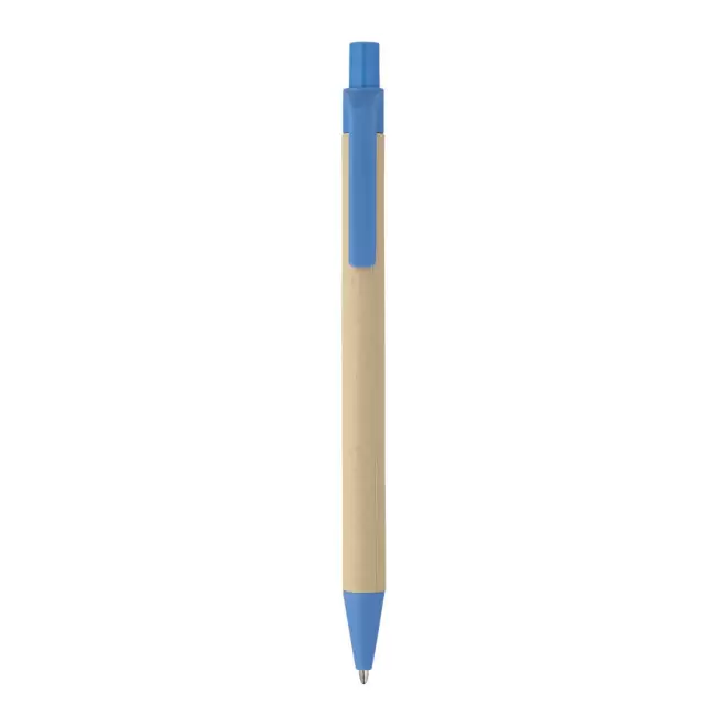 STYLO PERSONNALISABLE EN CARTON 'AMOSIS' - bleu
