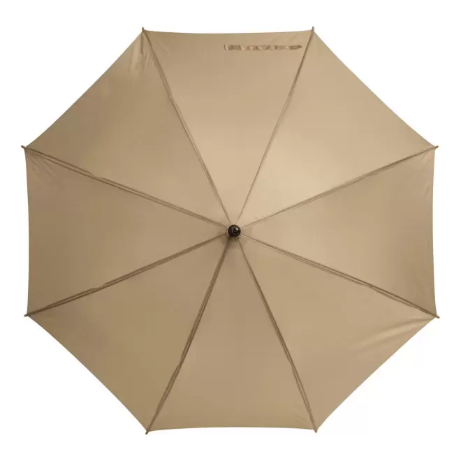 PARAPLUIE PUBLICITAIRE AUTOMATIQUE CANNE BOIS 'DUNDEE' - beige