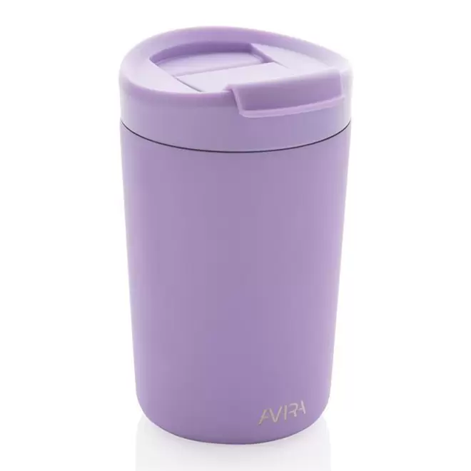 MUG ISOTHERME PUBLICITAIRE 300 ML AVIRA® 'AYLI' - violet