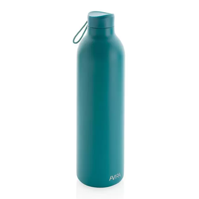 BOUTEILLE PUBLICITAIRE ISO 1 L AVIRA® 'ROVIA' - turquoise