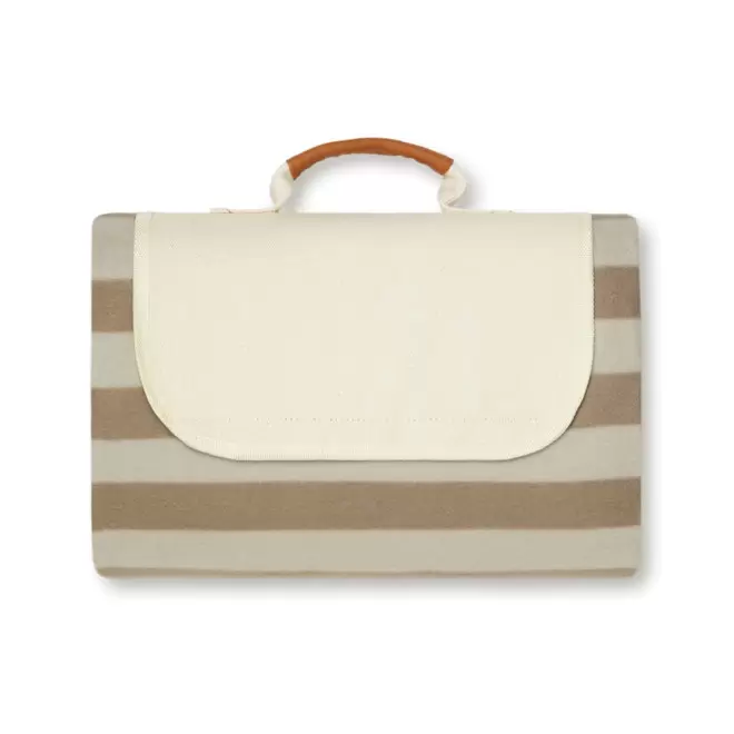 COUVERTURE DE PIQUE-NIQUE PERSONNALISEE 'LIONI' - marron