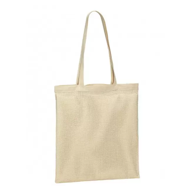 SAC PERSONNALISABLE COTON FILET 'TIKLA' - naturel