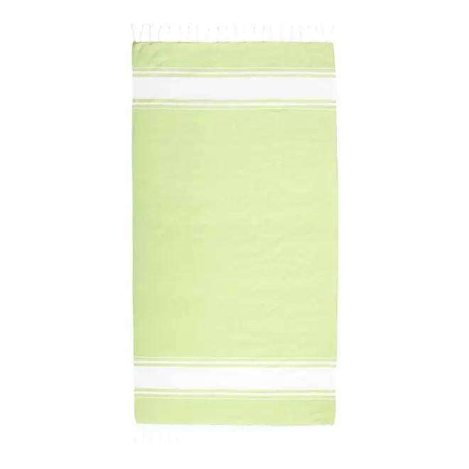 PAREO/FOUTA PERSONNALISABLE 'HORTENSE 150 RECYCLE' - vert