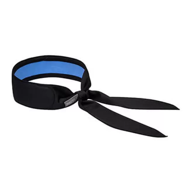 FOULARD PERSONNALISE RAFRAICHISSANT 'KENDA' - noir