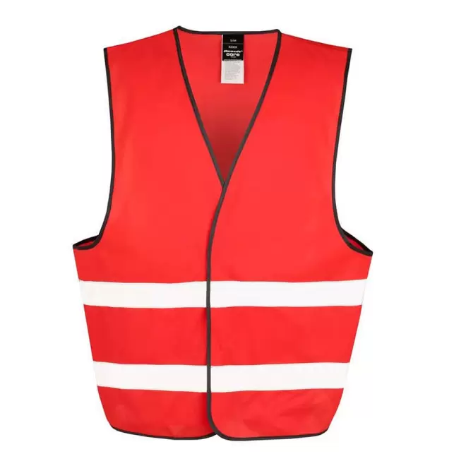 GILET VISIBILITE PERSONNALISABLE 'ARMILLA' 72H - rouge