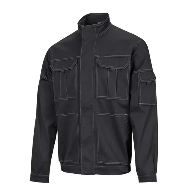 BLOUSON STRETCH PERSONNALISE 'AMANDO' - black