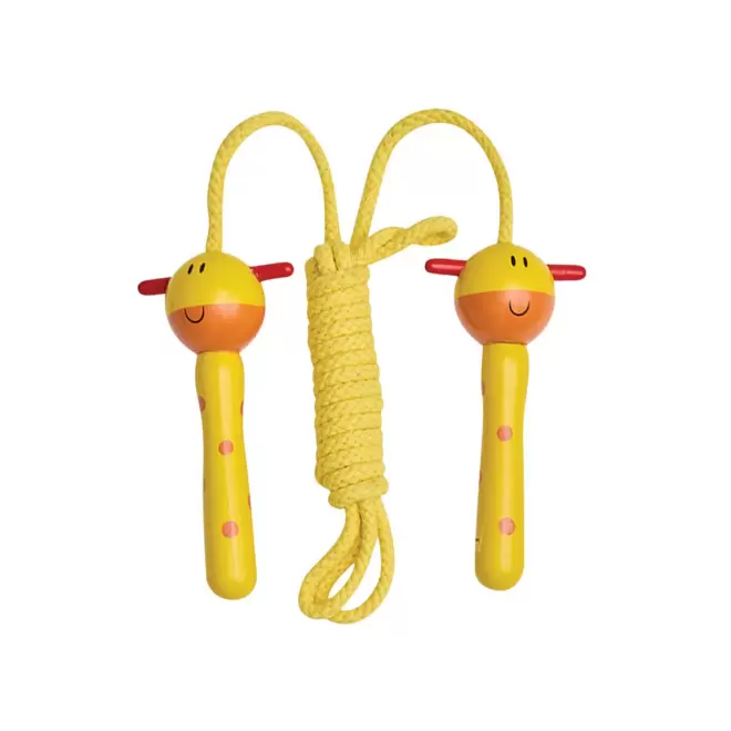 CORDE A SAUTER PERSONNALISEE ENFANT 'ZOTOPIA' - jaune