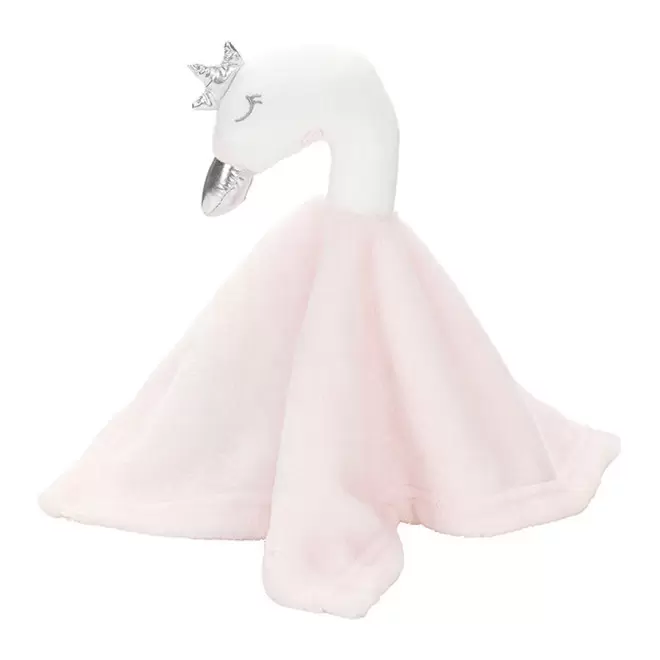 PELUCHE PERSONNALISABLE CYGNE 'ZVAN' - rose pastel