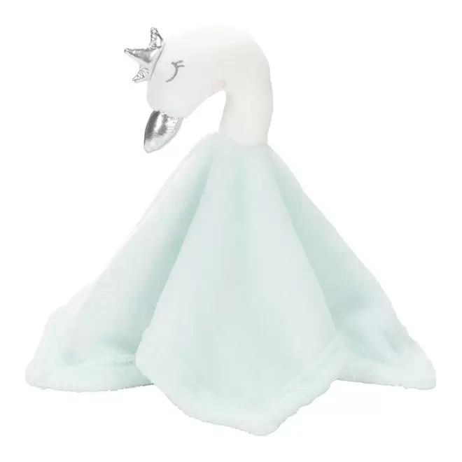 PELUCHE PERSONNALISABLE CYGNE 'ZVAN' - vert pastel