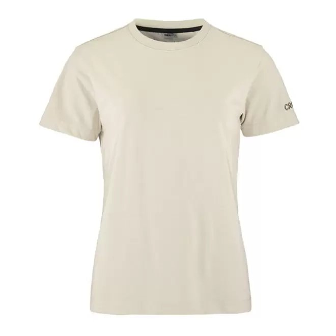 TEE-SHIRT CRAFT PERSONNALISABLE 'COMMUNITY 2.0' FEMME - beige
