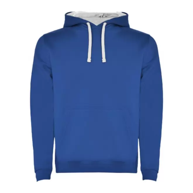 RAPIDE 4J - SWEAT-SHIRT A CAPUCHE MIXTE 'RAPHAEL' - bleu royal/blanc