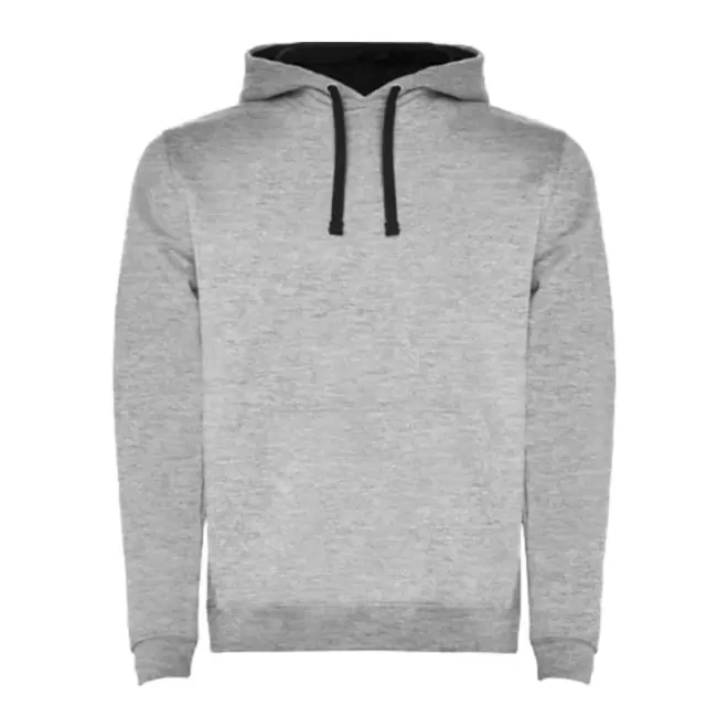 RAPIDE 4J - SWEAT-SHIRT A CAPUCHE MIXTE 'RAPHAEL' - gris/noir