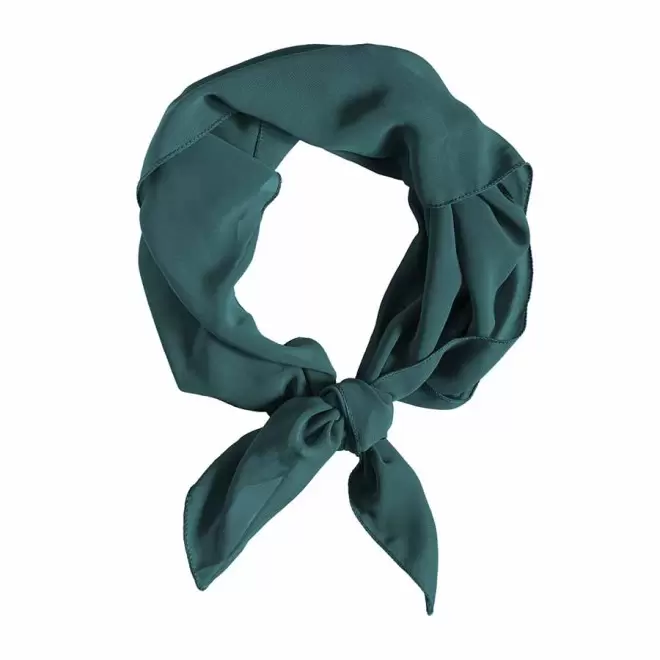 FOULARD PERSONNALISABLE 'ALLEMA' - bleu pétrole