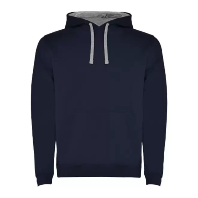 RAPIDE 4J - SWEAT-SHIRT A CAPUCHE MIXTE 'RAPHAEL' - marine/gris