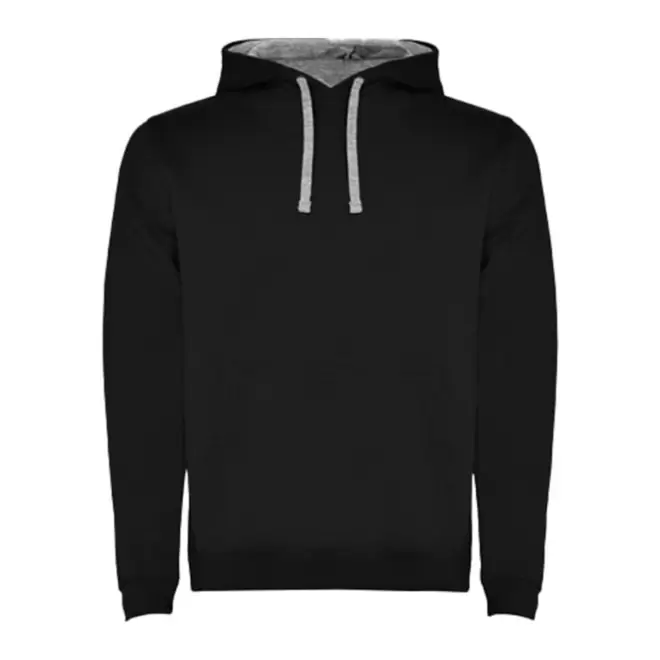 RAPIDE 4J - SWEAT-SHIRT A CAPUCHE MIXTE 'RAPHAEL' - noir/gris