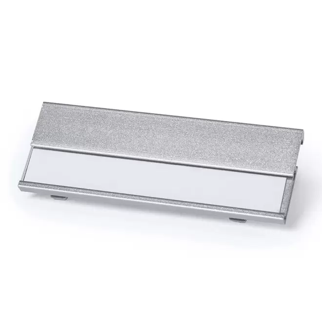 BADGE PERSONNALISABLE 'DISTINTIVO' - argenté