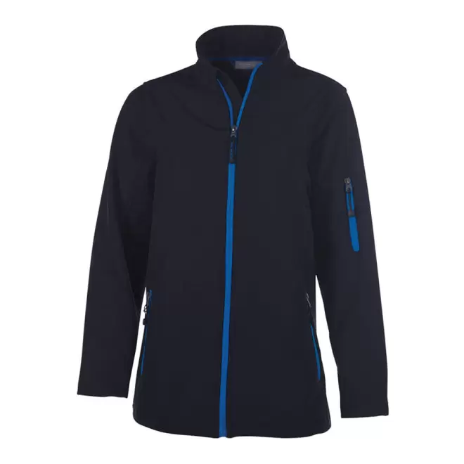 SOFTSHELL PERSONNALISABLE FEMME PEN DUICK 'ATLANTIC' - navy/royal