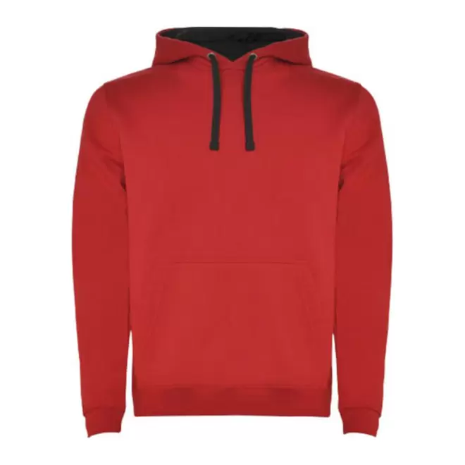 RAPIDE 4J - SWEAT-SHIRT A CAPUCHE MIXTE 'RAPHAEL' - rouge/noir