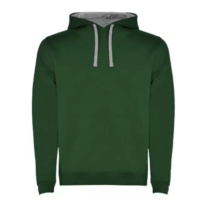 RAPIDE 4J - SWEAT-SHIRT A CAPUCHE MIXTE 'RAPHAEL' - vert/gris