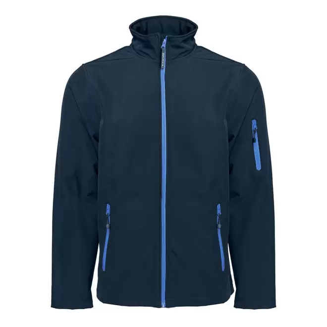 SOFTSHELL HOMME PERSONNALISABLE PEN DUICK 'ATLANTIC' - navy/royal