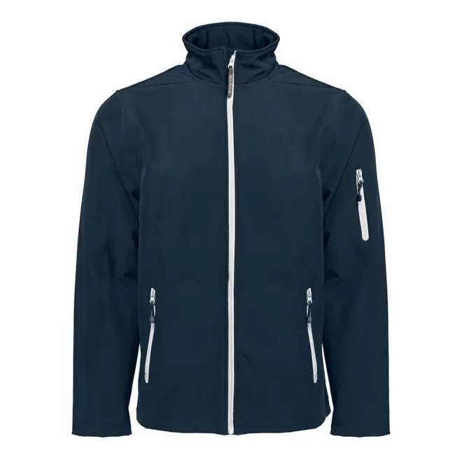 SOFTSHELL HOMME PERSONNALISABLE PEN DUICK 'ATLANTIC' - navy/white
