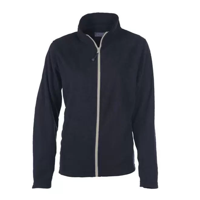 VESTE POLAIRE PERSONNALISABLE ZIPPEE FEMME 'BEAR' 300 GR/M² - Navy/silver