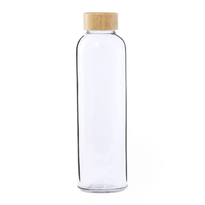 BOUTEILLE EN VERRE PERSONNALISABLE 500 ML 'LODU' - transparent