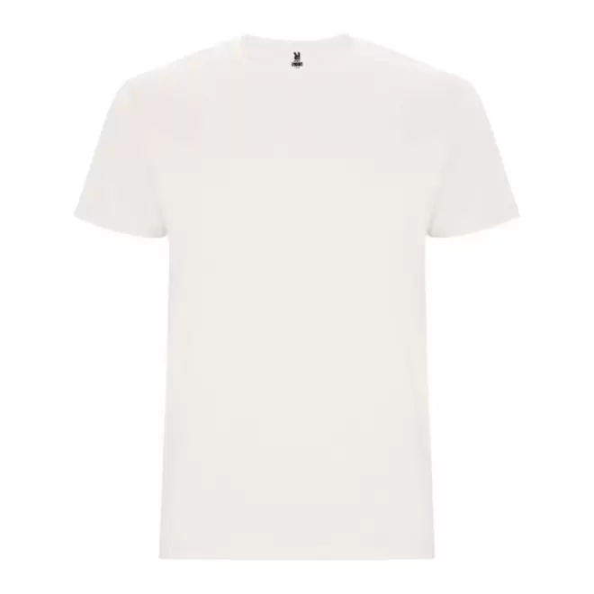 TEE-SHIRT PERSONNALISABLE MIXTE COULEUR 'STAFFY' 190 GR/M² - blanc cassé