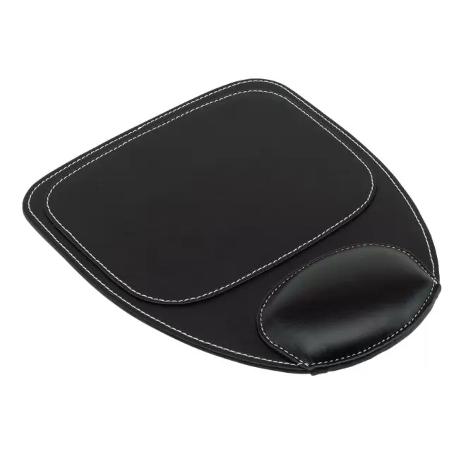 TAPIS DE SOURIS ERGONOMIQUE PERSONNALISÉ 'ERGO' - noir