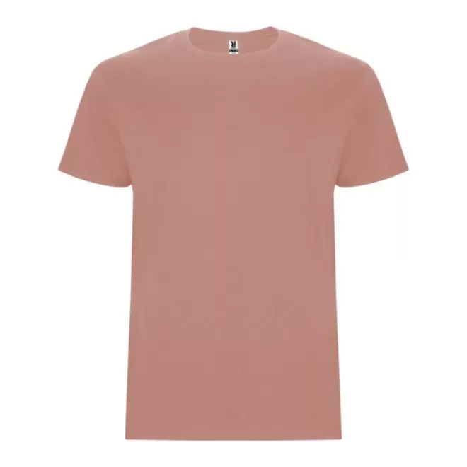 TEE-SHIRT PERSONNALISABLE MIXTE COULEUR 'STAFFY' 190 GR/M² - orange pastel