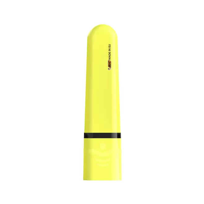 SURLIGNEUR BIC PUBLICITAIRE 'HIGHLIGHTER FLAT' - jaune