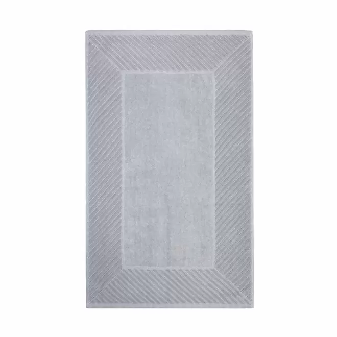 TAPIS DE BAIN PERSONNALISABLE 'BOTHMA' - gris argente