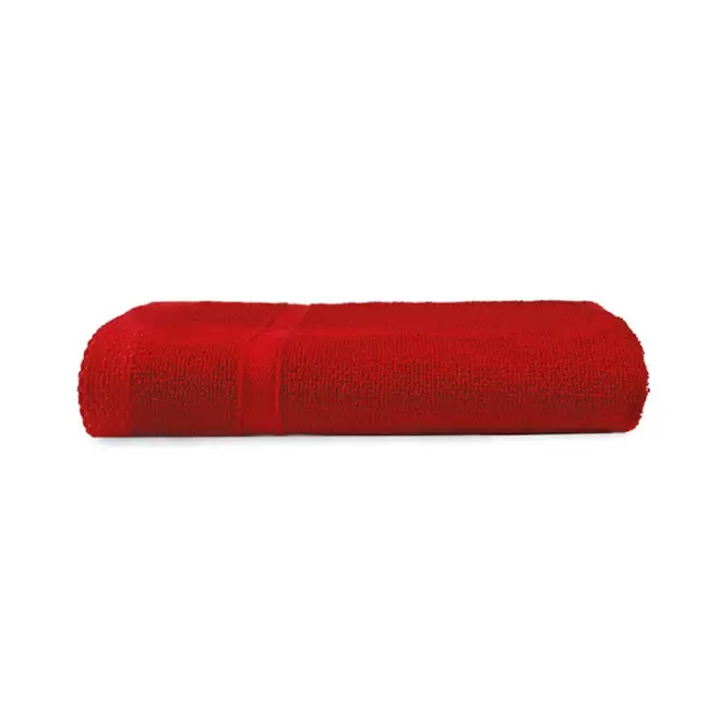 SERVIETTE PERSONNALISABLE 70x140 'TARIL' - rouge