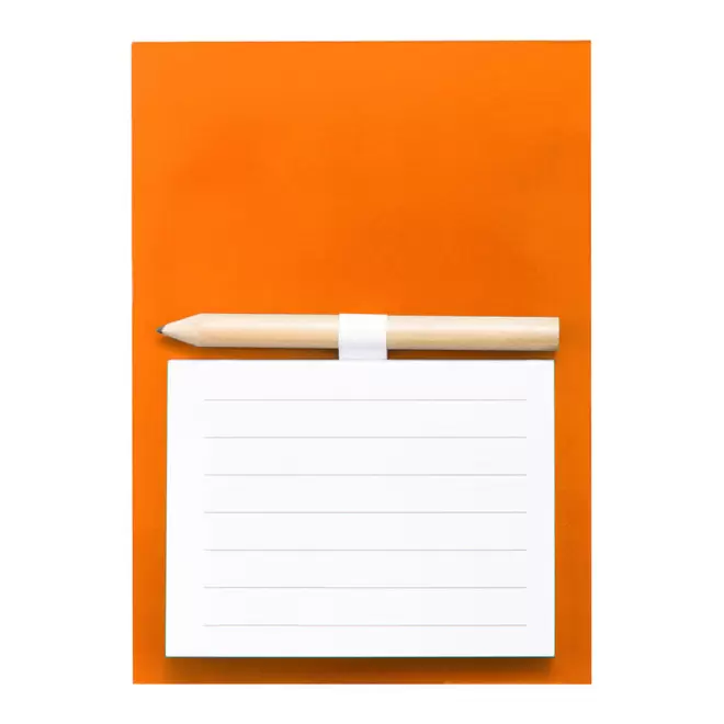 BLOC-NOTE AIMANTE PERSONNALISABLE 'AIMAMBLOC' - orange