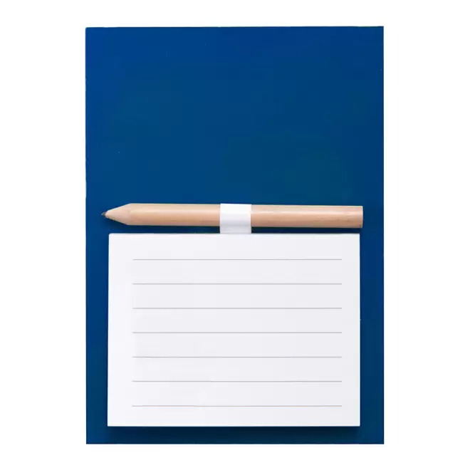 BLOC-NOTE AIMANTE PERSONNALISABLE 'AIMAMBLOC' - bleu