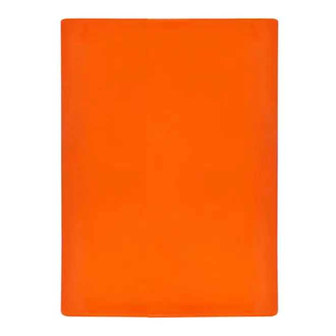 COUVERTURE CARNET SANTE PERSONNALISABLE ' ANZIO' - orange