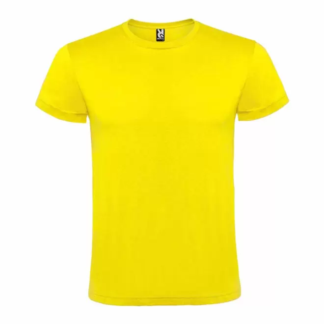 TEE-SHIRT MIXTE PUBLICITAIRE 'ATOMOS' 150G - jaune