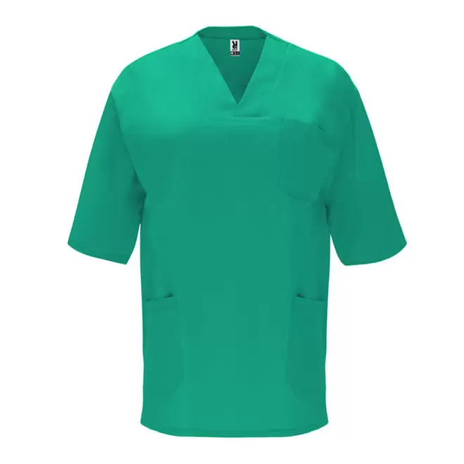 BLOUSE PERSONNALISABLE MIXTE MEDICALE 'LENO' - vert