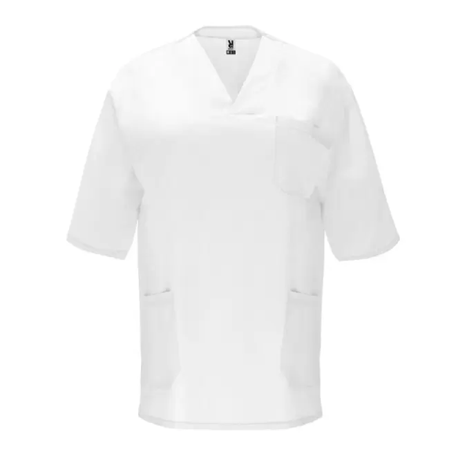 BLOUSE PERSONNALISABLE MIXTE MEDICALE 'LENO' - blanc