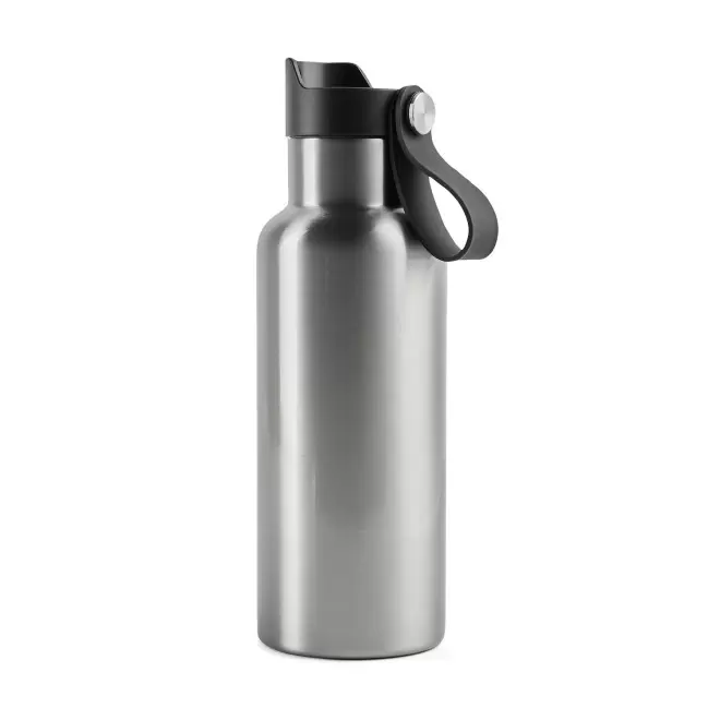 BOUTEILLE ISOTHERME PERSONNALISABLE SPORT 500ML 'TIALI' - argenté